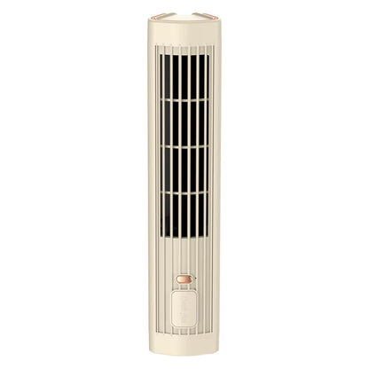 Portable Bladeless Tower Fan 2/3 Speeds Electric Fan Personal Fan Quiet Standing Fan Rechargeable Wall Mount Fan Desktop Fan New