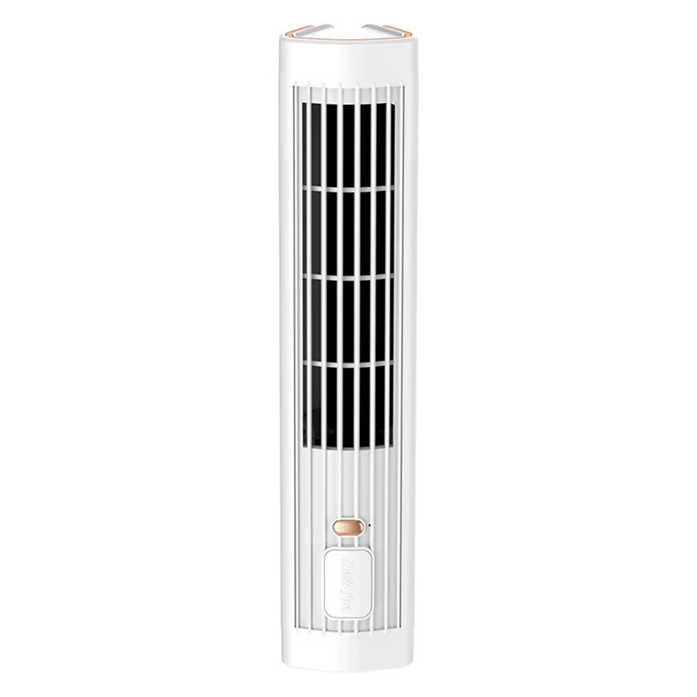 Portable Bladeless Tower Fan 2/3 Speeds Electric Fan Personal Fan Quiet Standing Fan Rechargeable Wall Mount Fan Desktop Fan New